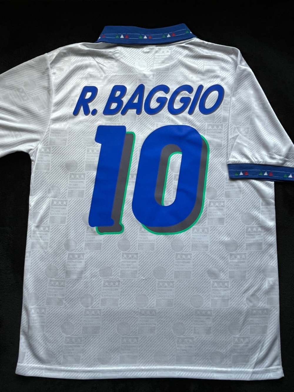 Baggio #10 Italy Retro 1994 Soccer Jersey Away White
